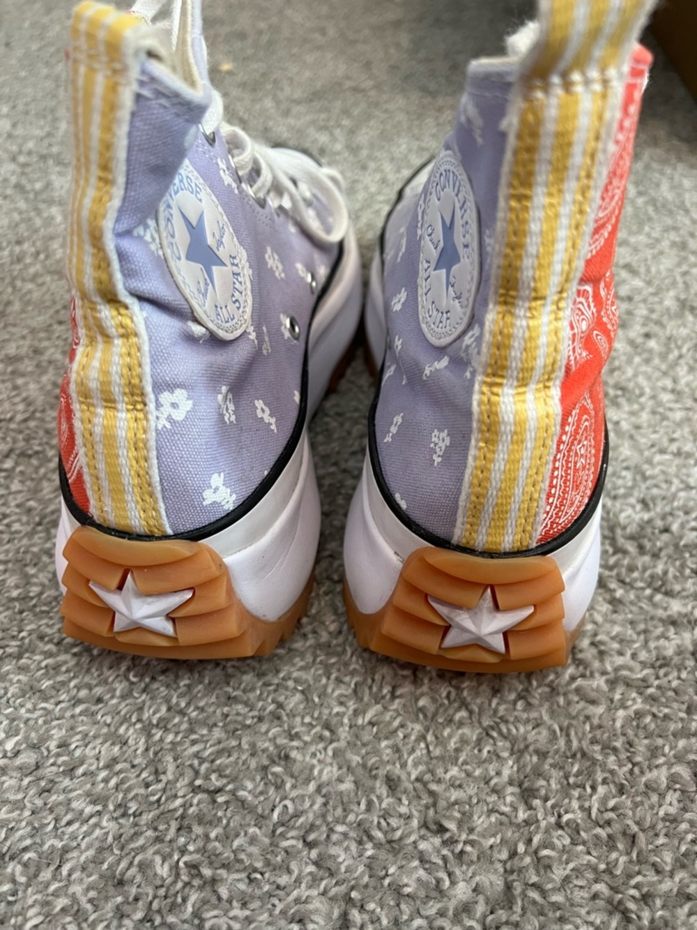 Converse Multi-Color High-Top Platforms - Picture 3 of 4